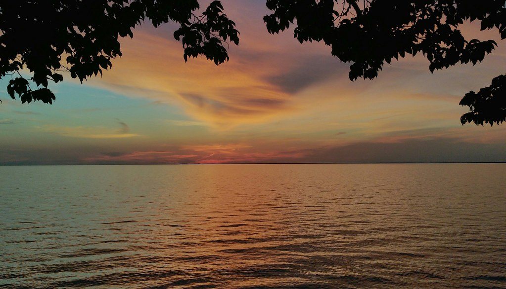 Sunset over Lake Erie